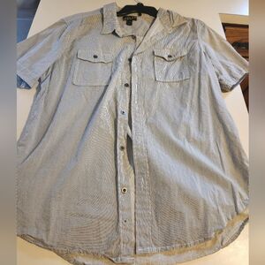 Men's Helix Short Sleeve Striped Shirt